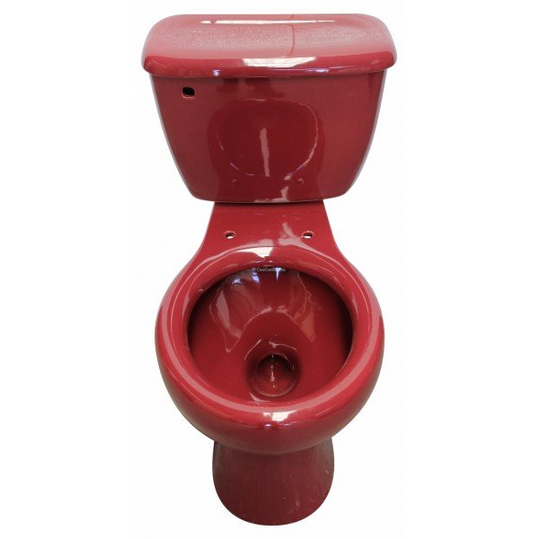 Talavera Toilet Set Rojo Granada